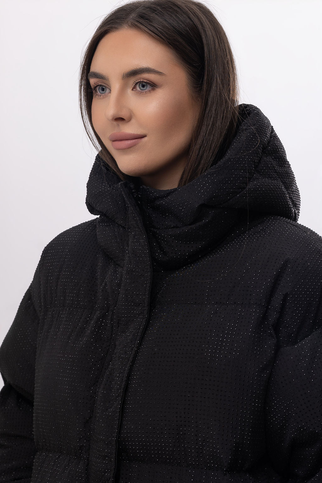 Подовжений oversize пуховик
