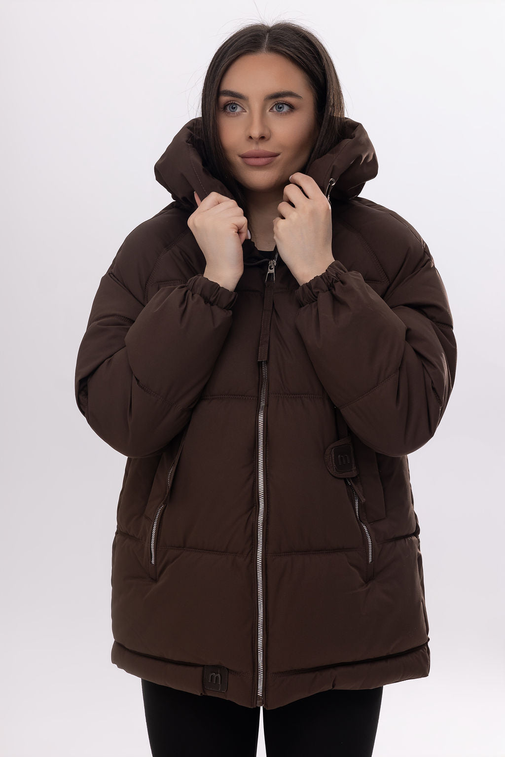 Куртка puffer подовжена