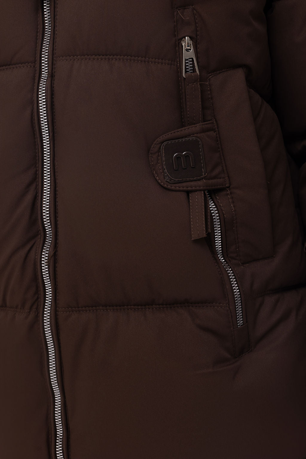 Куртка puffer подовжена